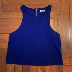 Tobi royal blue crop top